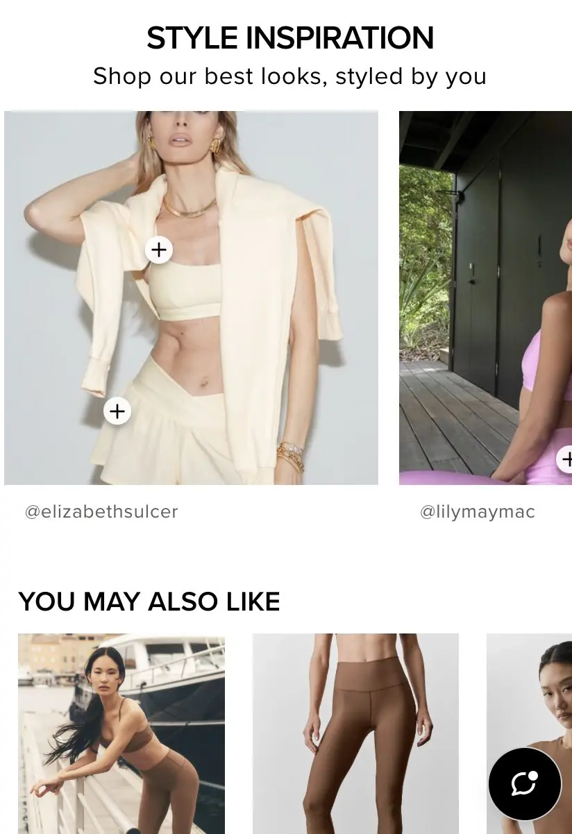 Alo Yoga: Style Inspiration with shoppable hotspots